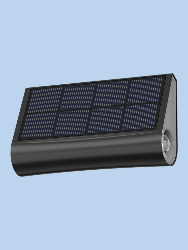 Lampara solar jardin de pared decorativa M0409