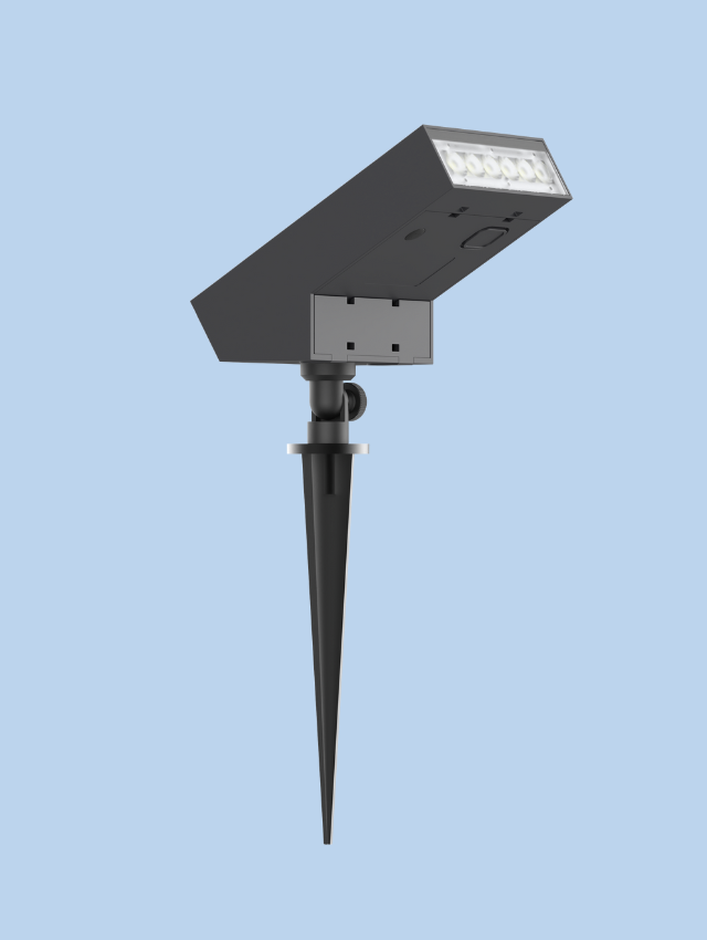 Lampara spot solar de Jardin FLAG-S de 500 lumenes Lampara spot solar de Jardin FLAG-S de 500 lumenes