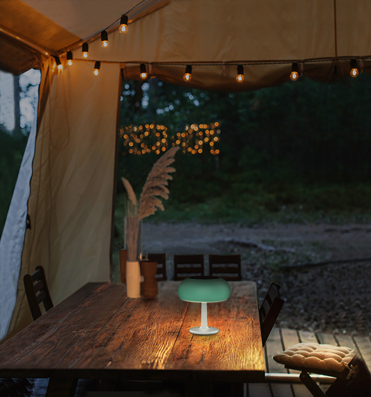 Lámpara Solar de Mesa MAYA 16