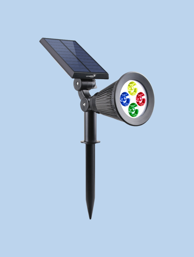 Reflector solar luz de colores M0502c para jardín Reflector solar luz de colores M0502c para jardín